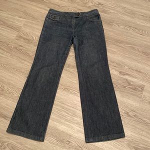 Ann Taylor Wide Leg Jeans Size 4P